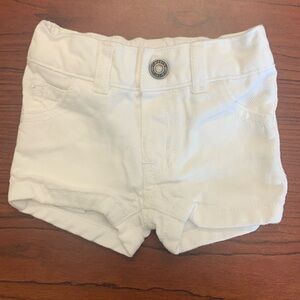 Carter’s NB white jean shorts